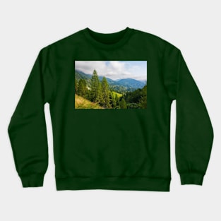 Landscape at Sauris di Sopra, Italy Crewneck Sweatshirt